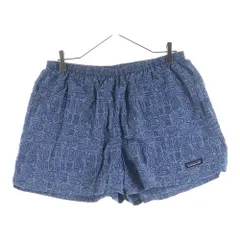 PATAGONIA (パタゴニア) 00s バギーズショーツ ハーフパンツ 総柄プリント ブルー 57014
