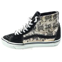 VANS (ヴァンズ) 90s SK8-HI USA製 スカルパイレーツ スケハイ ハイカットスニーカー ブラック/ホワイト
