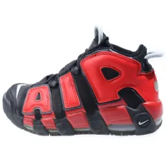 NIKE (ナイキ) AIR MORE UPTEMPO 96 BLACK AND UNIVERSITY RED エアモアアップテンポ ブラック アンド ユニバーシティレッド ハイカットスニーカー US7/25cm DJ4400-001