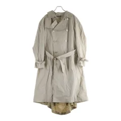 Maison Margiela (メゾンマルジェラ) 22SS TRENCH COATS 4ステッチ ライナードッキング ウエストベルト ダブル トレンチコート ベージュ レディース S51AH0182のサムネイル