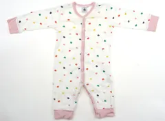 【プチバトー/PETITBATEAU】カバーオール 70サイズ 女の子【子供服・ベビー服】（2055760）