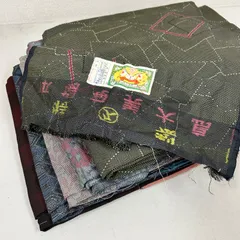 大島紬 着物 正絹 5着 着物まとめ売り リメイク材料 m-996