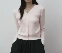 더그린랩 Vネック ニット カーディガン