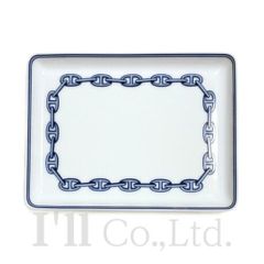 新品同様】HERMES エルメス シェーヌダンクル スクエアプレート