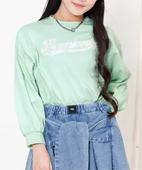 新品　algy（アルジー） キッズ トップス 長袖Tシャツ　140cm　150cm　160cm　ミント　ロンT　女の子