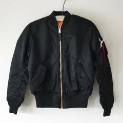 2273 【美品】ALPHA MA-1MIL-J-82790J アルファ フライトジャケット ブラック US XS(日本Sサイズ相当) 試着のみ