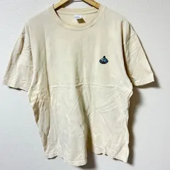 ビッグサイズ◎(^w^)b ハワイ HAWAII SNOOPY'S SURF SHOP PEANUTS スヌーピーズサーフショップ クルーネック 半袖Tシャツ スライム 刺繍 ドット絵 コットン 綿100% ラフ リラックス ベージュ メンズ サイズXL