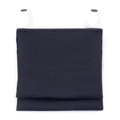 移動ポケット 日本製 グログラン クリップ ポケットバッグ ポケットポーチ 小学生 幼稚園 園児 小学校 ブラック 黒