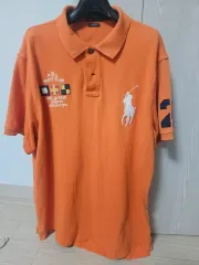 ポロラルフローレン オレンジ色 半袖 カラーTシャツ