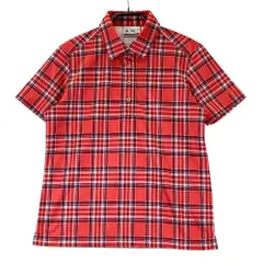サイズ：M ADIDAS GOLF アディダスゴルフ N59139 半袖ポロシャツ チェック柄 レッド系 [240101573823] ゴルフウェア レディース ストスト