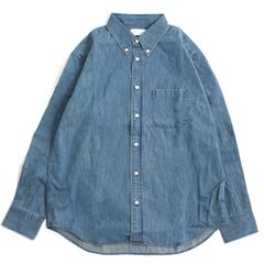 タグ付極美品24SS【A.PRESSEアプレッセ デニムシャツ】レショップ
