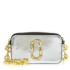 マークジェイコブス MARC JACOBS バッグ レディース 2WAYショルダー/クラッチバッグ シルバー SNAPSHOT SMALL CAMERA BAG H152M06PF22 040 SILVER