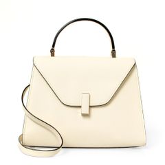 ヴァレクストラ VALEXTRA バッグ レディース 2WAYハンド/ショルダーバッグ ホワイト ISIDE MEDIUM BAG [ミディアム イジィデ] WBES0056028LOC99 WW PERGAMENA