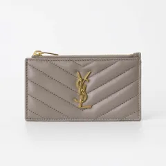 サンローラン パリ SAINT LAURENT PARIS 財布 レディース カード/コインケース MONOGRAM FRAGMENTS ZIPPERED CARD CASE [カサンドラ マトラッセ] 607915 AAA44のサムネイル