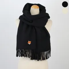 メゾン キツネ MAISON KITSUNE マフラー FOX HEAD SCARF レディース メンズ PM06201 WB0044のサムネイル