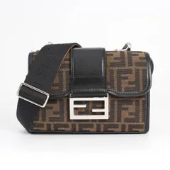 フェンディ FENDI バッグ ショルダーバッグ BAGUETTE DOUBLE FF JACQUARD BAG [バゲットダブルFFジャカード バッグ] メンズ 7VA649 ALWK
