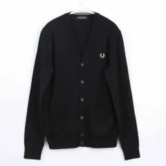 フレッドペリー FRED PERRY Vネック長袖カーディガン CLASSIC CARDIGAN メンズ K9551【英国】のサムネイル