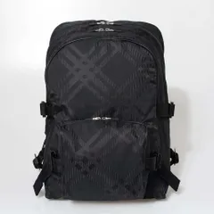 バーバリー BURBERRY バッグ メンズ バックパック（リュック） ブラック BACKPACK  [チェックジャカード バックパック] 80808401 NJ2:153058 A1189 BLACK【A4】【英国】