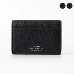 スマイソン SMYTHSON 名刺入れ（カードケース） LUDLOW FOLDED CARD CASE WITH SNAP CLOSURE [ラドロー] レディース メンズ【英国ブランド】のサムネイル