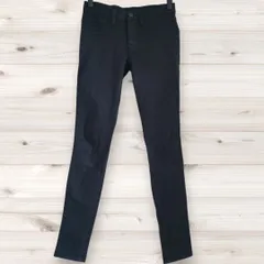 B1454 マウジー MOUSSY スキニーパンツ ズボン(0) 黒 無地