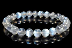 【１点物】AAAスリランカ産☆漂う透明感 ブルームーンストーン　7mm　ブレスレット パワーストーン 天然石 _MC5640