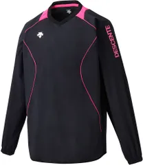 デサント DESCENTE バレーボール  長袖プラクティスピステ  DVB3312B BPK ブラック×ピンク