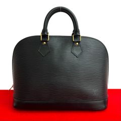 Louis Vuitton 新型 極美品 黒 アルマ エピ ハンドバッグ S金具 - メルカリ