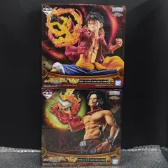 【D20574】（未開封品）一番くじ ワンピース A賞ルフィ C賞エース フィギュア セット