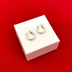 極 美品 希少品 BOTTEGA VENETA ボッテガヴェネタ シルバー925 フープ