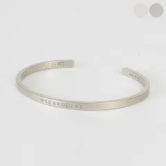 エムエム6 メゾンマルジェラ MM6 MAISON MARGIELA ブレスレット NUMERIC MINIMAL SIGNATURE CUFF BRACELET [ニューメリック] レディース SM7UY0054 SV0310のサムネイル