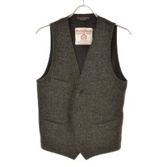 Harris Tweed ハリスツイード ベスト ウール - メルカリ