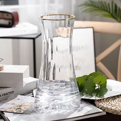 シンプル ガラスフラワーベース 花器 花器 ガラス花瓶 インテリア飾り花瓶 水耕栽培 おしゃれ フラワーベース ガラス製 花瓶