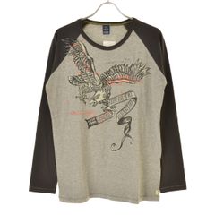 90s DAVOUCCI ダボッチ 刺繍 パッチワーク ロンT グレー XL - メルカリ