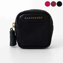 アニヤハインドマーチ ANYA HINDMARCH イヤフォンケース LOGO EAR PHONES TRAVEL POUCH レディース 5050925191661 / 5050925191654 / 5050925191692【英国】のサムネイル