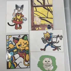 ネコポストカード　５枚セット