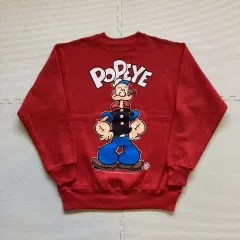 90s VINTAGE ヴィンテージ POPEYE 뽀빠이 スウェットシャツ スウェット トレーナー