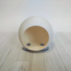 レオパ・クレス用 丸型シェルター 床置き固定式 W吸盤30mm 隠れ家ドーム 3Dプリント ホワイトのサムネイル