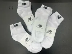 ニューバランス メンズ スニーカーソックス 白