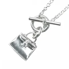 エルメス ネックレス レディース ペンダント アミュレットケリー　 バッグモチーフ　 アクセサリー HERMES シルバー925    約10.3g【中古品】