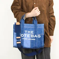 【新品商品】MARC JACOBS (H017M06FA21) マークジェイコブス ザ デニム トート バッグ ミディアム