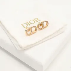 DIOR ディオール スタッド Petit CD ピアス メタル【中古】 レディース