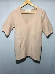 1403S　Snidel　半袖アンゴラ混ニットセーター