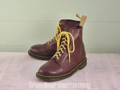 D163 メンズ Dr.Martens 8ホールブーツ 茶 EU44 US10.5M 27cm