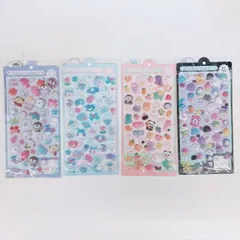 【在庫限り/4枚セット】ボンボンドロップ シール 4枚セット ボンドロ ぷくぷく 3D 立体 ボンボン 立体ドロップシール シール交換