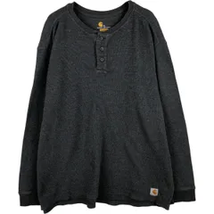 古着 カーハート Carhartt RELAXED FIT ヘンリーネック サーマルロングTシャツ メンズXL相当/eaa616273