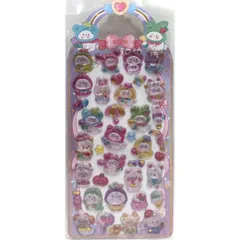 立体ぷくぷくシール② アニマル 動物 かわいい 3Dシール 硬め ぷっくり【新品・未使用】
