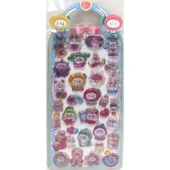 立体ぷくぷくシール③ アニマル 動物 かわいい 3Dシール 硬め ぷっくり【新品・未使用】