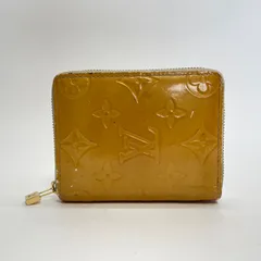 3519 LOUIS VUITTON ルイヴィトン ヴェルニ 折り財布 コンパクトウォレット イエロー