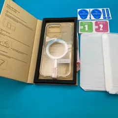 iPhone14Pro対応 MagSafeクリアケース 高透明TPUカバー ガラスフィルム付き