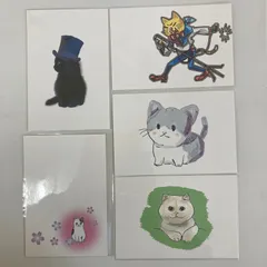 ネコポストカード　５枚セット
